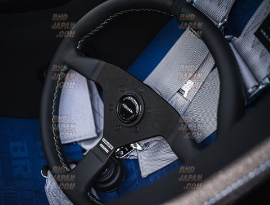 Trust Greddy X Momo Collaboration Steering Wheel - Leather Black